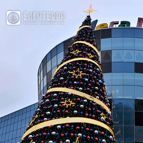 Галактика - Комплект дизайнерского освещения для елки 10 метров